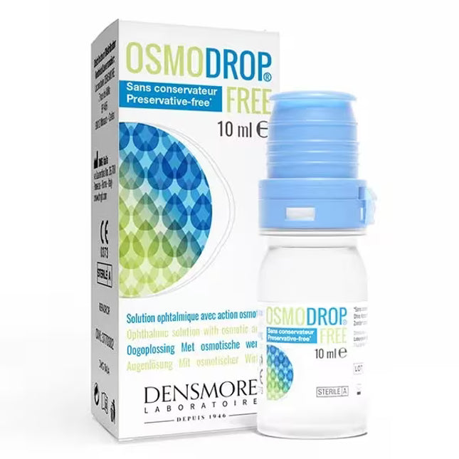Solución oftálmica gratuita Densmore Osmodrop, 10 ml