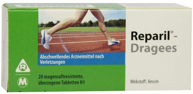 Reparil‑Dragees Madaus 20 mg (gastro‑resistant coated tablets), 20 ct