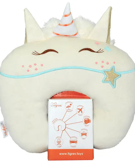 Unicorn "Lilu", kid's travel pillow by Tigres
