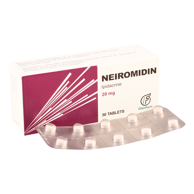 Neiromidin 20 mg, 50 comprimidos
