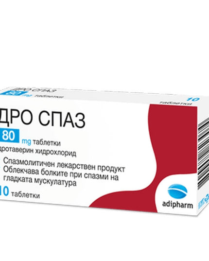 Dro Spaz 80 mg (sin spa) 10 comprimidos