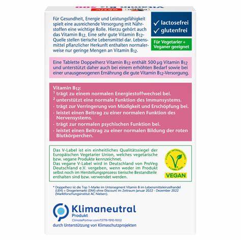 Doppelherz Vitamin B12 500 µg Mini-Tab, 30 ct