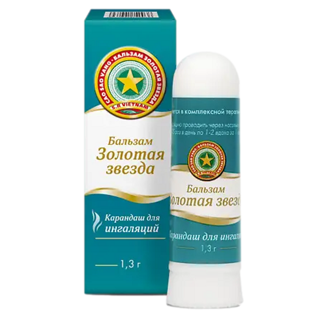 Bálsamo Golden Star lápiz inhalador 1,3 g