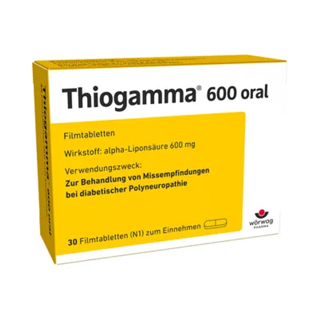 Thiogamma® 600 oral 30 comprimidos