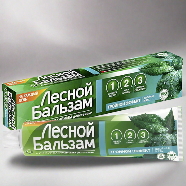 Pasta de dientes Forest Balm con extractos de corteza de roble y abeto 75 ml