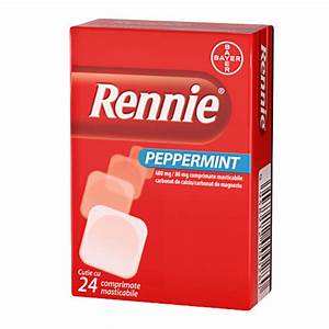 Rennie Peppermint 24 chewable tabs