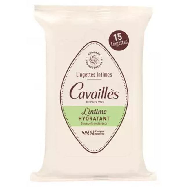 Cavaillès Rogé Cavaillès Moisturizing Intimate Wipes 15 Wipes