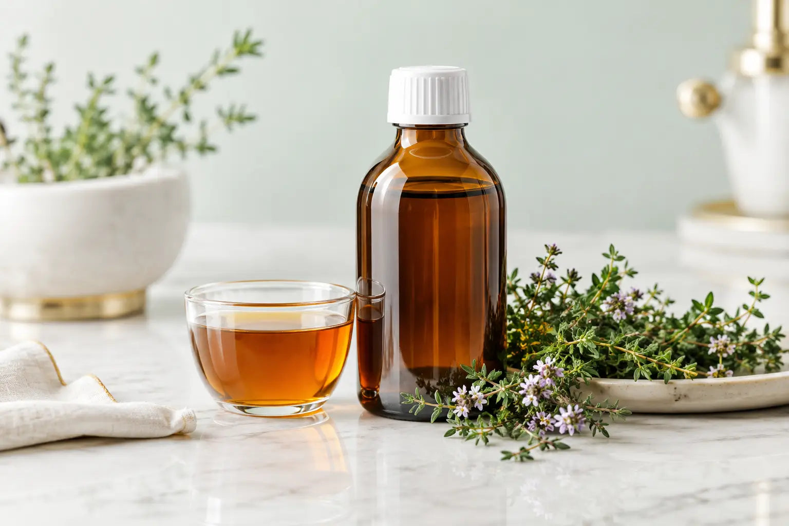 Gelobronchial Saft: German Thyme Cough Syrup