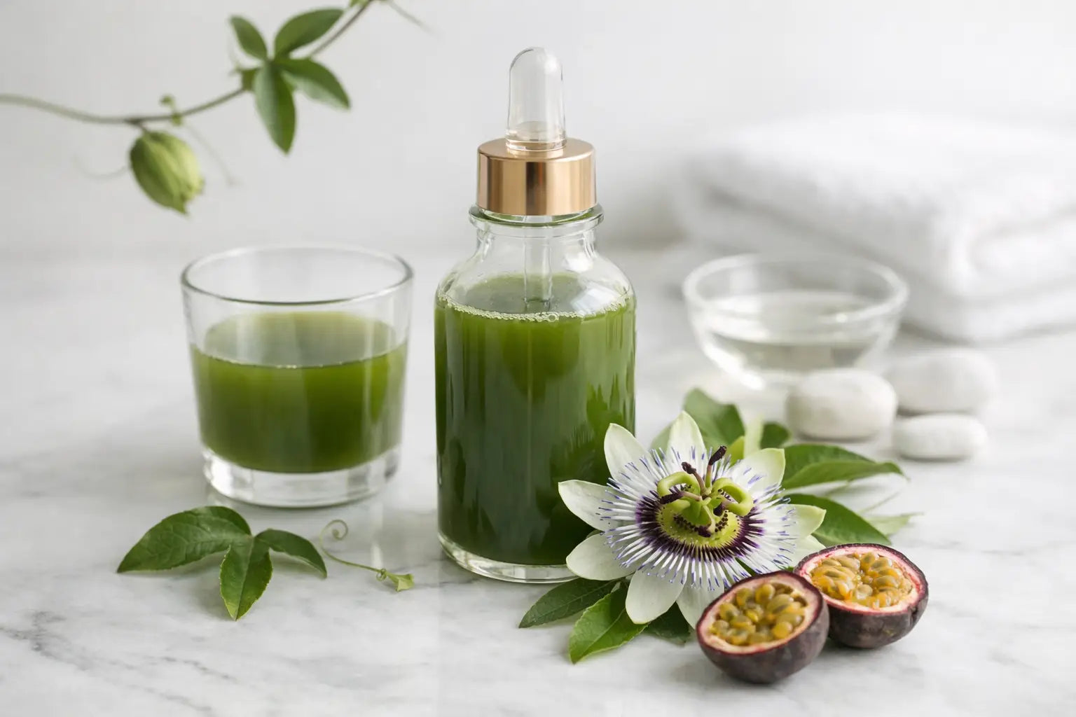 Pure Passionflower Herbal Juice for Relaxation