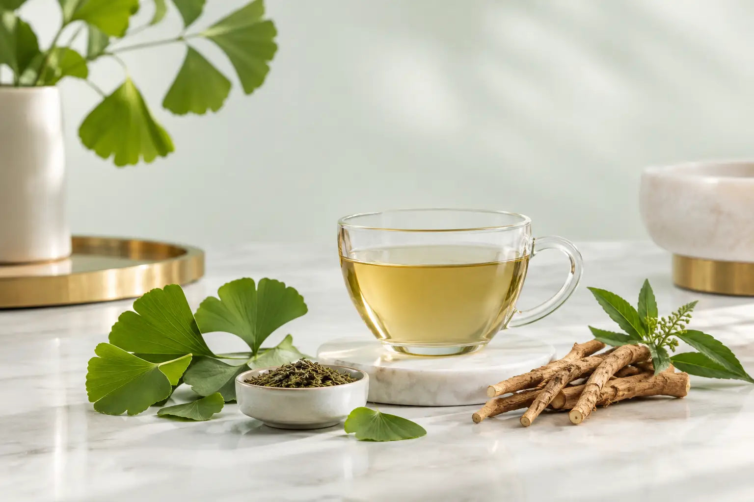 Focus & Adaptogenic Tea With Ginkgo and Eleuthero