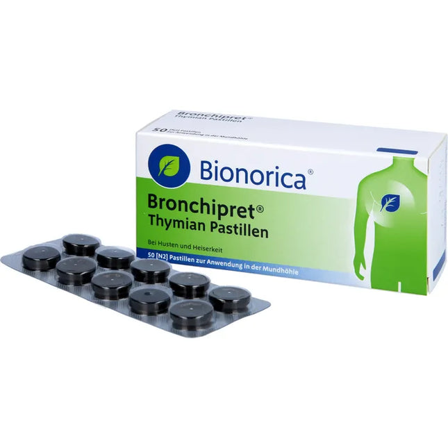 Bronchipret Thyme Pastilles – 30 ct (Бронхипрет пастилки с чабрецом, 30 шт.) by Bionorica