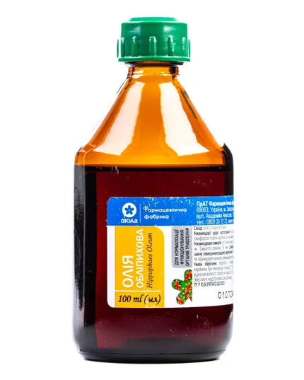 Huile de baies de sorbier – 100 ml (Облепиховое масло)