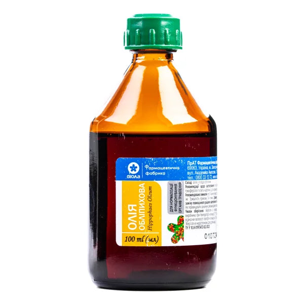 ОБЛЕПИХОВОЕ МАСЛО 100мл (Облепиховое масло)