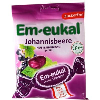 Em-Eukal Black Currant Sugar-Free Cough Drops, 75 g