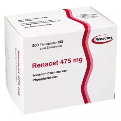 RENACET 475 mg film -coated tablets, 200 tablets