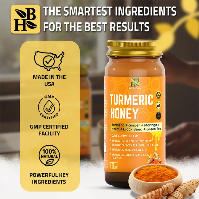 Turmeric Honey 16oz