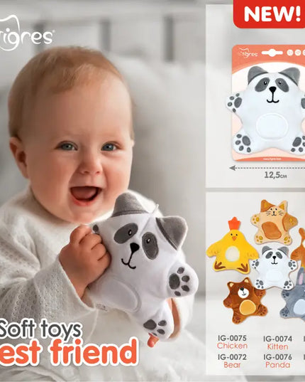 "Best Friend", Tigres Soft toy for babies from 0+ months KITTEN
