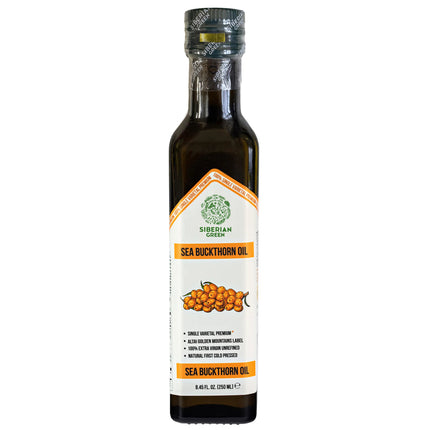 Aceite de espino amarillo siberiano (Сибирское облепиховое масло), 100 ml