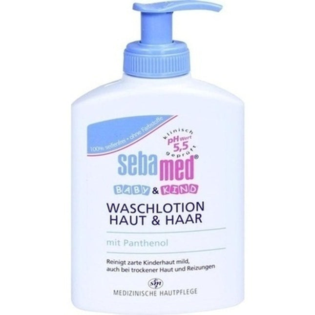 SebaMed Baby & Kind Wash Lotion for Skin & Hair  200 ml