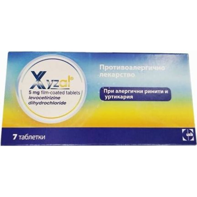 XYZAL for allergic rhinitis 5 mg/7 tablets