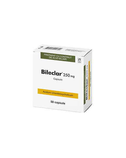 Ursosan / Bileclar 250mg 50 capsules
