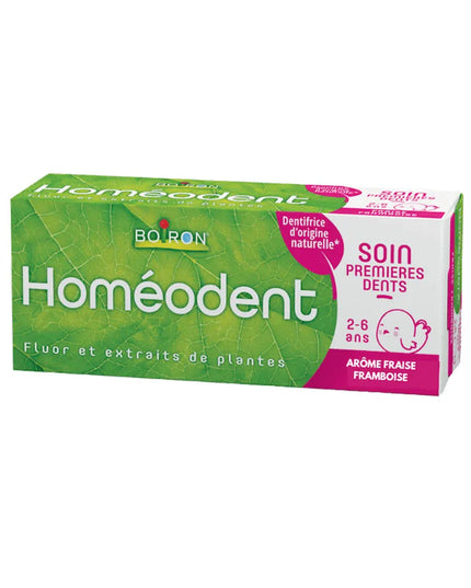 Boiron Toothpaste First Teeth Care Strawberry Raspberry Flavour 2-6 years 50ml