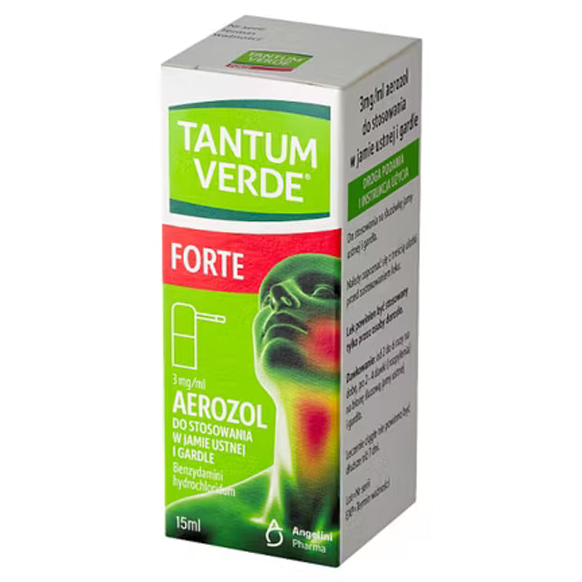 Tantum Verde Forte 3 mg/ml, spray 15 ml