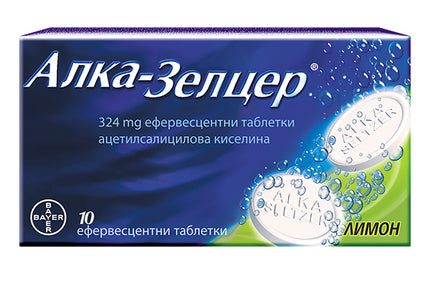 ALKA-SELZER  10 effervescent tablets BAYER