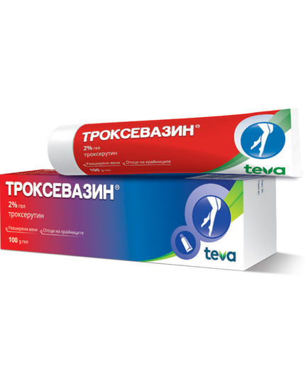 Troxevazin 2% gel 100g (Троксевазин гель)