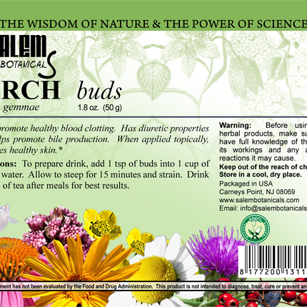 BIRCH BUDS 50 GM
