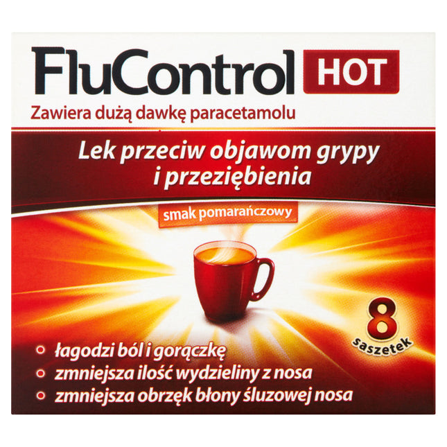 Flu Control Hot Sachets, 8 ct