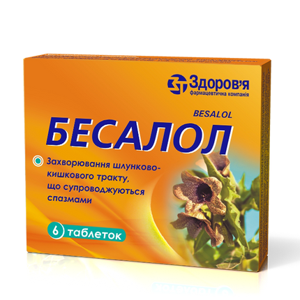 Besalol tabs, 6 ct