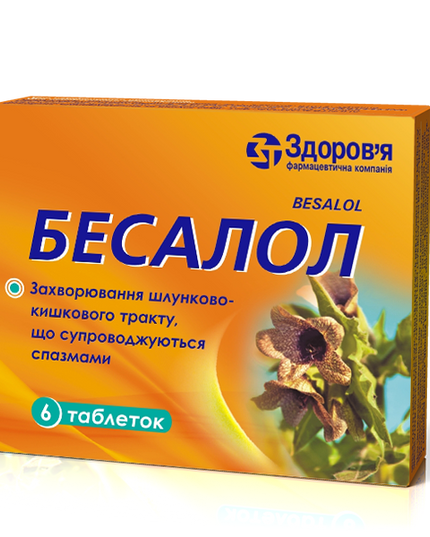 Besalol tabs, 6 ct