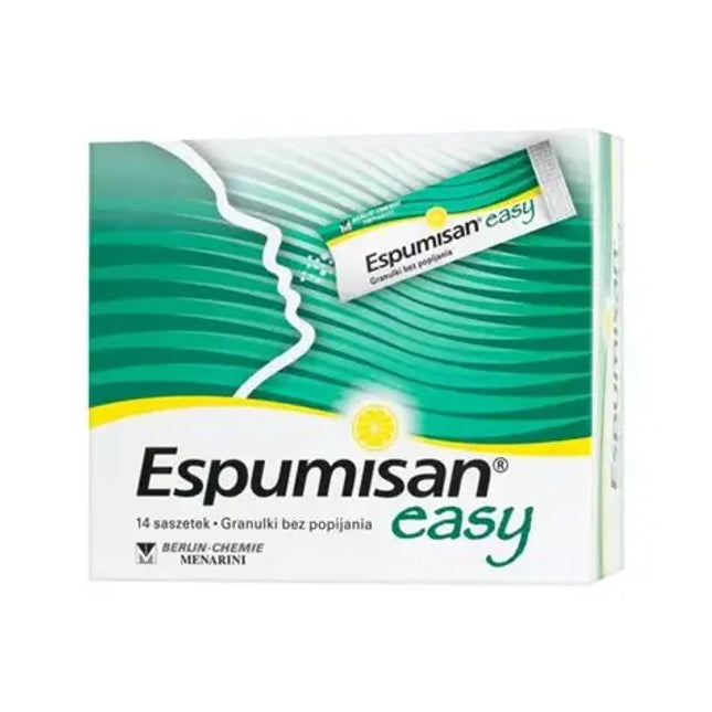 Espumisan Easy 125 mg, granules without washing them, 14 sachets