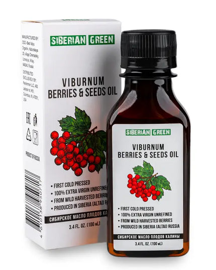 Siberian Viburnum Snowball Oil | Extra Virgin Cold Pressed, 100 ml