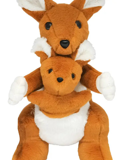 Toy Kangaroo with Baby, Plush Toy, Tigres