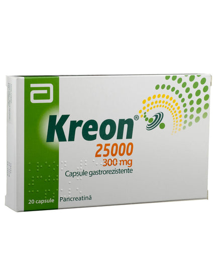 Creon Capsules 10,000 - 25,000 U, 20 caps