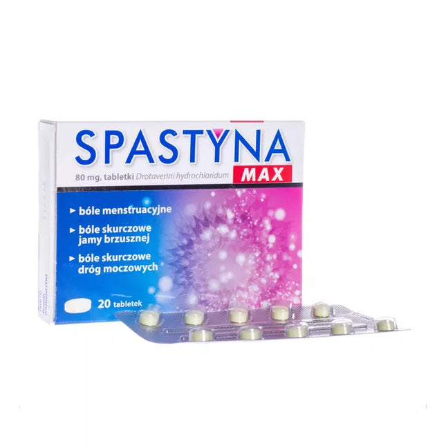 Drotaverin (Generic No-Spa) (Дротаверин, аналог Но-Шпа), 80 mg, 10–20 Tablets