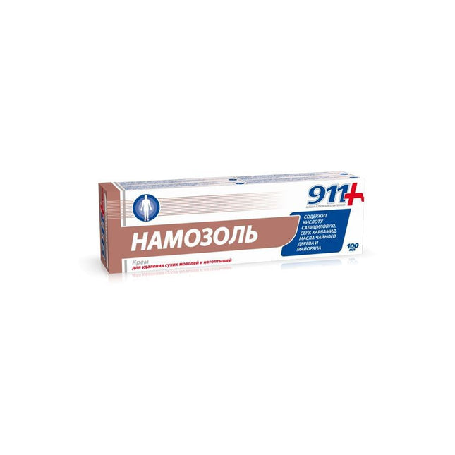911 Namozol Cream To Remove Dry Calluses 100ml (Крем 911 Намозол Для Удаления Сухих Мозолей 100 мл)