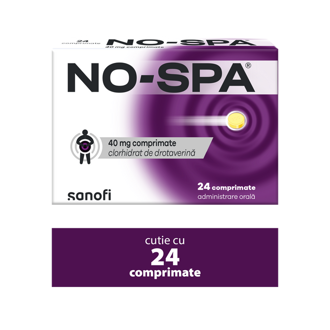 NO-SPA 40mg 24-40-100 Comprimidos (но-шпа)