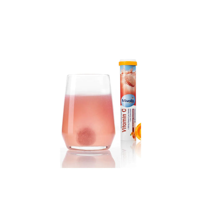 Mivolis Vitamin C Effervescent Tablets, 20 ct