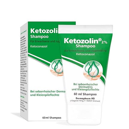 Ketozolin 2% Shampoo, 60 ml