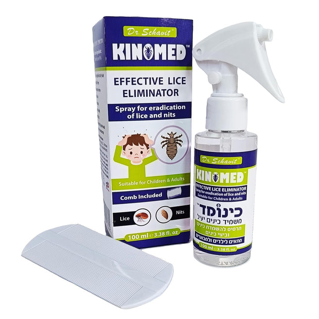 Kinomed Effective Lice & Nits Treatment Spray (Kinomed эффективный спрей против вшей и гнид)