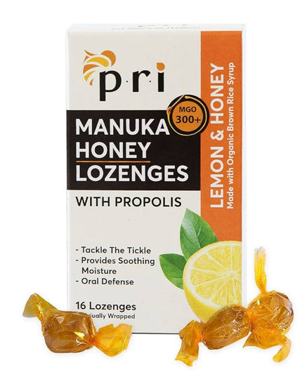 PRI Manuka Honey & Propolis Lozenges, 16 ct