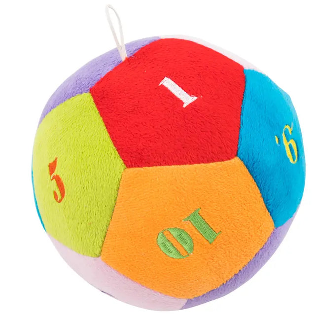 Toy Ball with Numbers, Plush Toy, Tigres