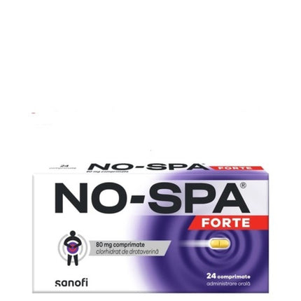 No-Spa Forte 80 mg (Но-Шпа Форте) – 24 Tablets