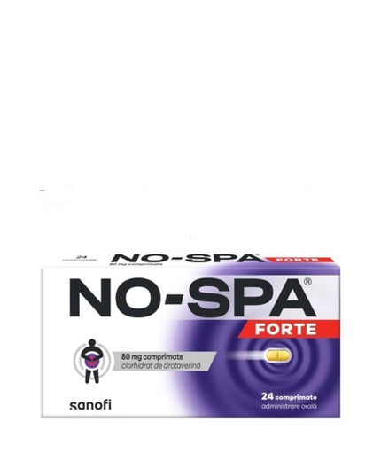 No-Spa Forte 80 mg (Но-Шпа Форте) – 24 Tablets