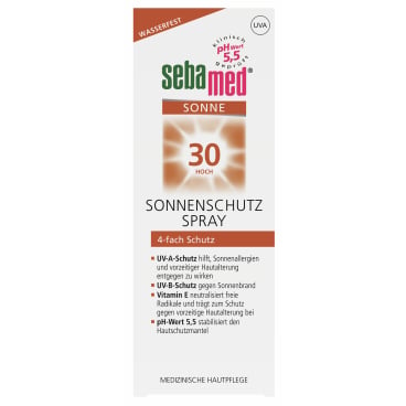 Sebamed Loción/spray protector solar FPS 30/50 – 150 ml