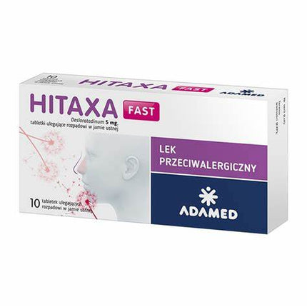 Hitaxa Fast 5 mg (desloratadine), 10 ct
