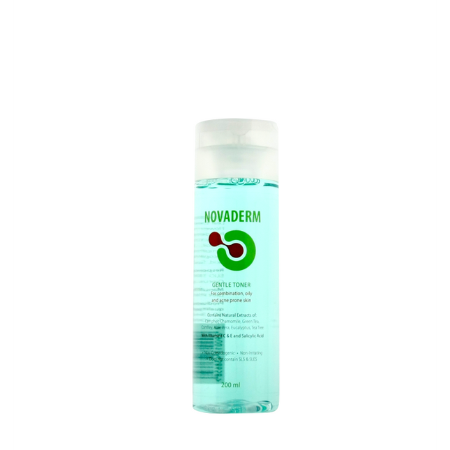 Novaderm Gentle Toner for Acne Treatment (200 ml)
